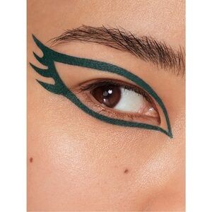 about-face Matte Fluid Eye Paint Vegan Eyeshadow Smoke Signal Green New in Box